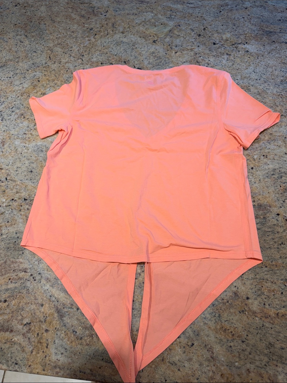 lululemon athletica Peach Short-Sleeve Bodysuit Top